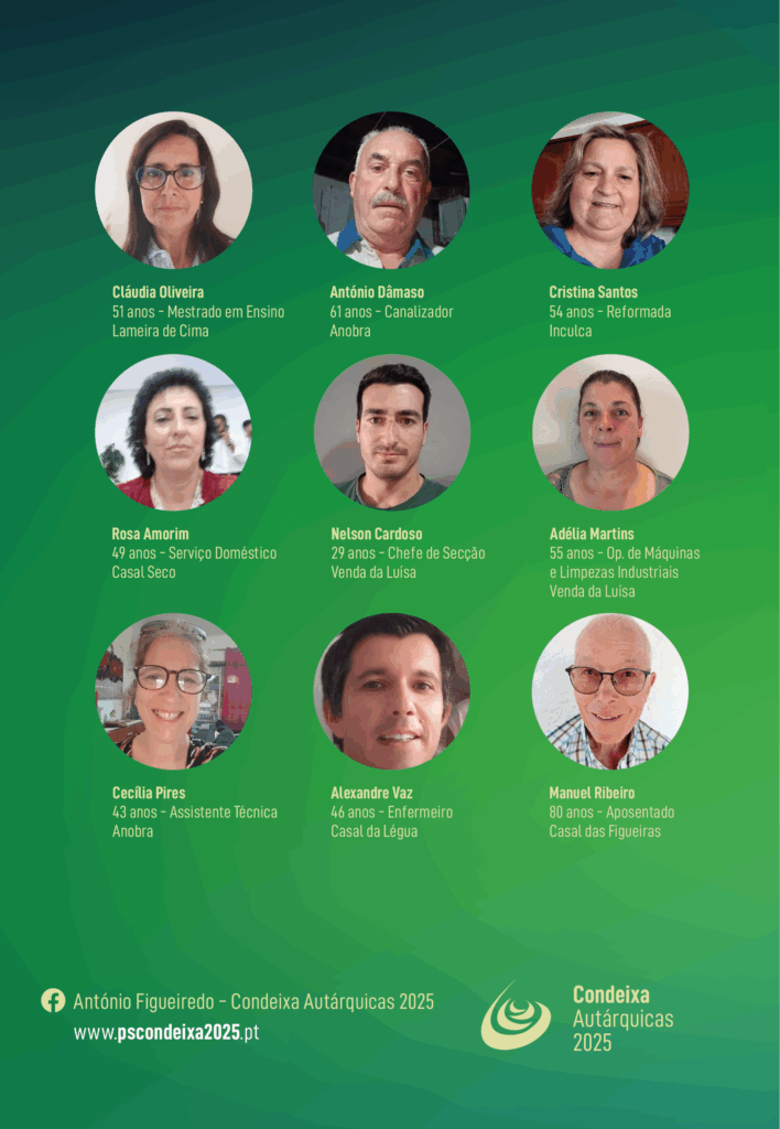 Lista de Candidatos do PS à Junta de Freguesia de Anobra