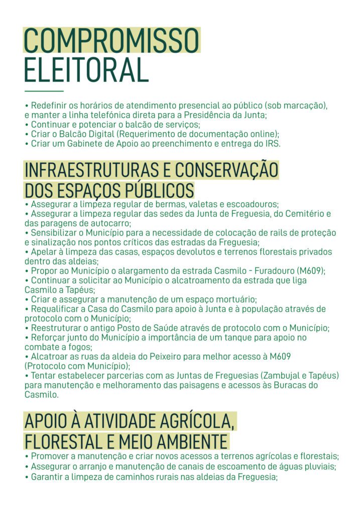 Compromisso Eleitoral Furadouro