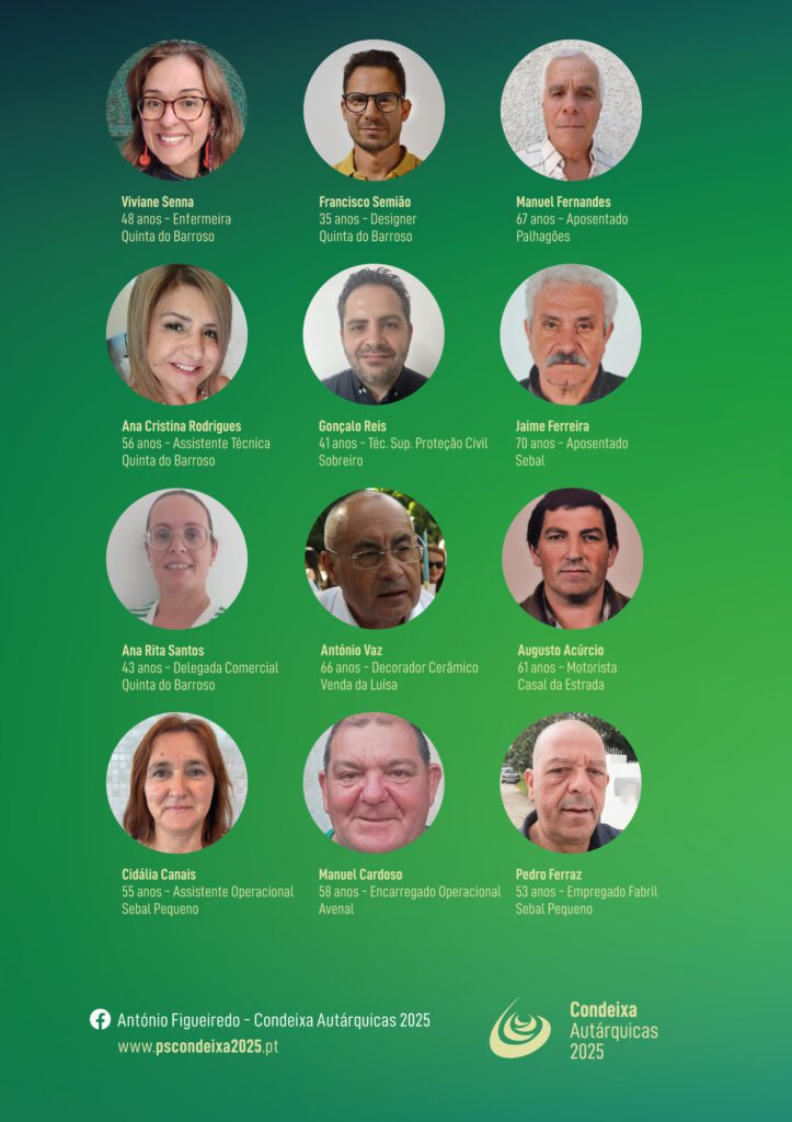 Lista de Candidatos à Junta de Freguesia de Sebal e Belide