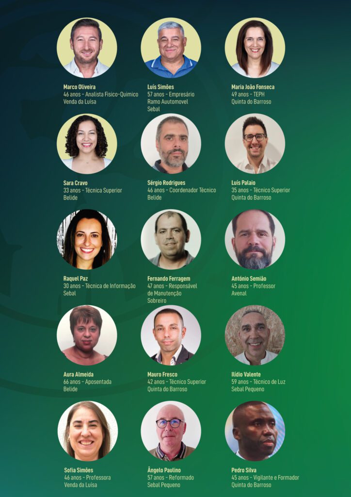 Lista de Candidatos à Junta de Freguesia de Sebal e Belide